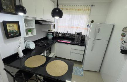 Santos - Gonzaga - Apartamento completo 1 quadra da praia - Foto 23