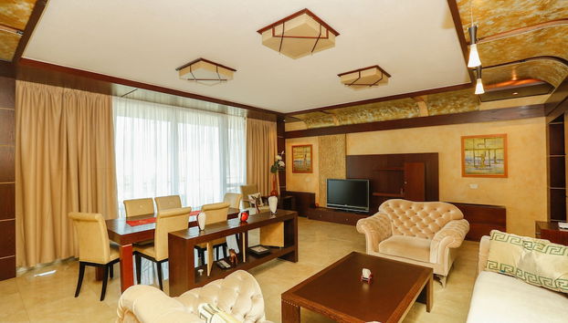 Zona de estar del vestíbulo