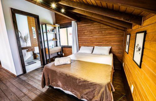 Cabana Aconchegante a 800m da Praia com 4 Quartos, Lareira Externa, Aquecedor em 2 Quartos, Netflix e Pet Friendly - Foto 33