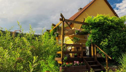 Ferienwohnung an den Grundwiesen - Foto 5, Garden, Garden view