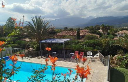 Villa les Palmiers pool spa view of Bavella - Foto 1