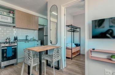 Apt 2 quartos - para 6 pessoas - a 300m do Metrô Barra Funda perto, do Allianz e 9 min do Anhembi, Pró Magno, PUC, Espaço Unimed - Foto 5