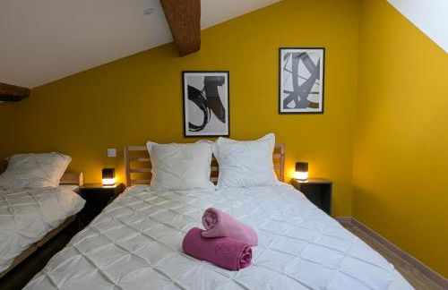 ColorChic 3 étoiles - Parking Privé Terrasse Clim - 120m2 Plein centre - Foto 20