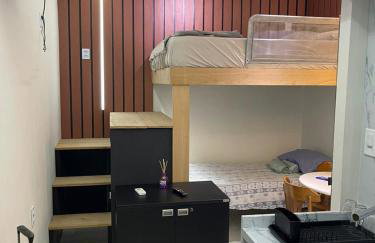 Adorável Tiny house 5, ar, cozinha completa, wifi e tv smart - Foto 36