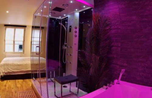 SPA privatif Love room, Le Hammam et Bulles, chez Nuits Chartraines - Foto 4