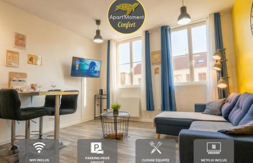 Appartement Centre Saint-Omer, Parking privé gratuit - Foto 2