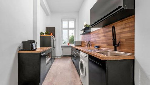 Apartment Görlitzer Park - Sauna, zentral, 100QM - Photo 5, stove