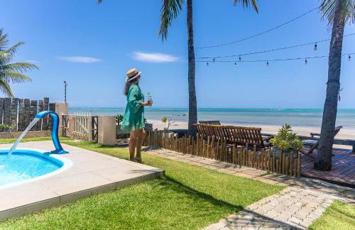 Paraíso de Tabuba - casa de aluguel por temporada - 32km de Maceió-AL - Pé na areia - 24h de Frente para o mar - Photo 64