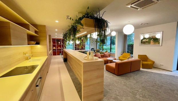 Zona de estar del vestíbulo