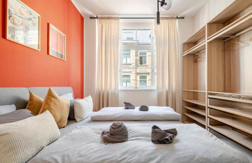 EDLER WOHNRAUM Design-Loft im Graphischen Viertel 2 Schlafzimmer mit Balkon, Miele-Kaffeevollautomat, Miele-Weinkühler, Klima, Lift, Tiefgarage & WLAN 266 Mbps - Foto 35