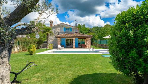 My Villa Ida with pool in Višnjan, Istria - Foto 4, Garden, Garden view