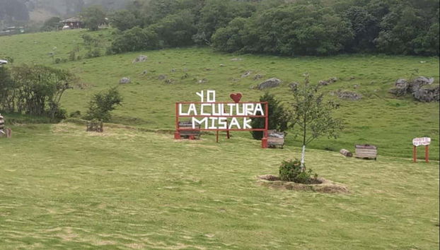 Letrero de la cultura misak