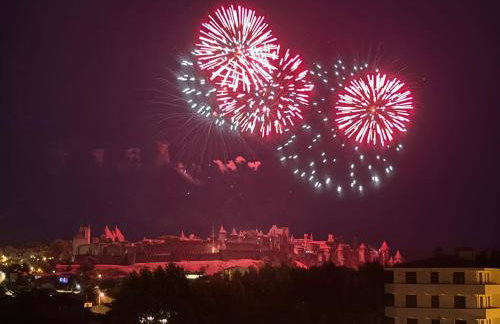 CITE MEDIEVALE- LE REMP'ART - 3 Chambres Tout Confort-au pied de la Cité- Accès direct piétons - parking gratuit - Foto 28