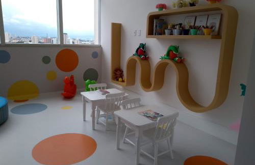 Flat Aconchego, próximo ao centro de Osasco, ar condicionado, academia, piscina, wifi e varanda - Foto 19