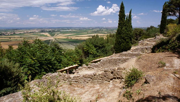 Vistas desde el yacimiento de Ensérune