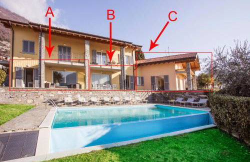 Ossuccio Grande C home with pool sleeps 12 by Italian Apartments - Foto 42