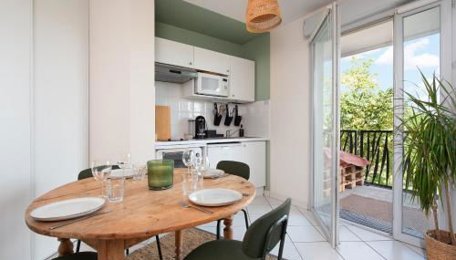 T2 Havre du paix Purpan climatisé - Parking - Airbus & Hôpitaux - Foto 3