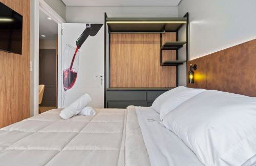 Apartamento Viña del Aire 1 dorm by Achei Gramado - Foto 24