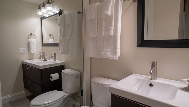 Lincoln Park Suites Operated by Roscoe Village Guesthouse - Foto 4, Badezimmer