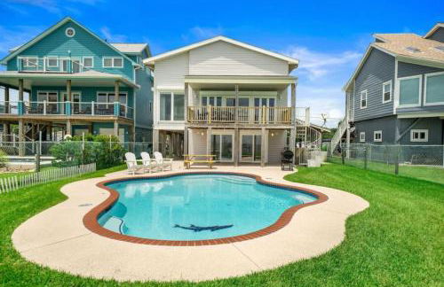 Galveston Bay Front Home with Private Pool and Pier - Foto 27