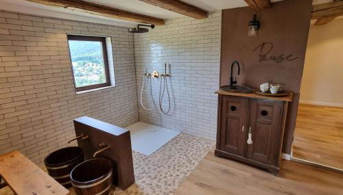 Haus am Berg mit Wellnessbereich, Bar und Panorama - Foto 4, Shower