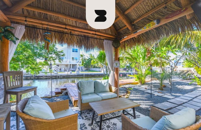 Loggerhead Lagoon Canalfront Tiki Hut Dock - Foto 1