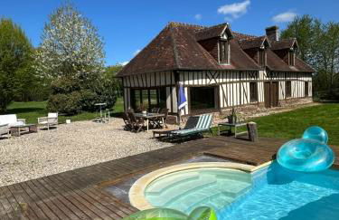 Longère normande avec piscine et jardin - Foto 8