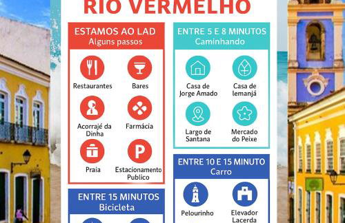 Flat Vista Mar com Piscina e Wi-Fi Rápido Rio Vermelho - Foto 30