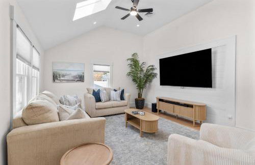 New Family Coastal Retreat Game Room Firepit - Photo 5