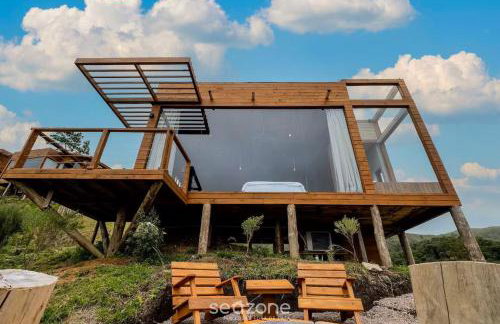 Linda cabana com jacuzzi na montanha VST013 - Photo 16