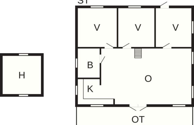 6 Person Holiday Home in Ronne - Foto 9