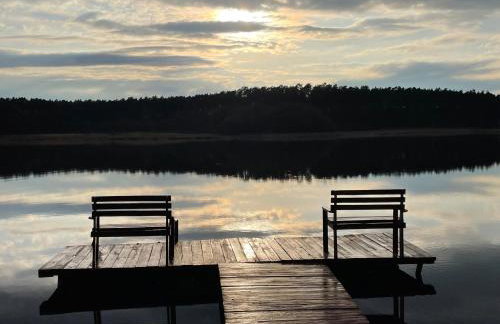 Domki nad jeziorem w Borach Tucholskich - Foto 12