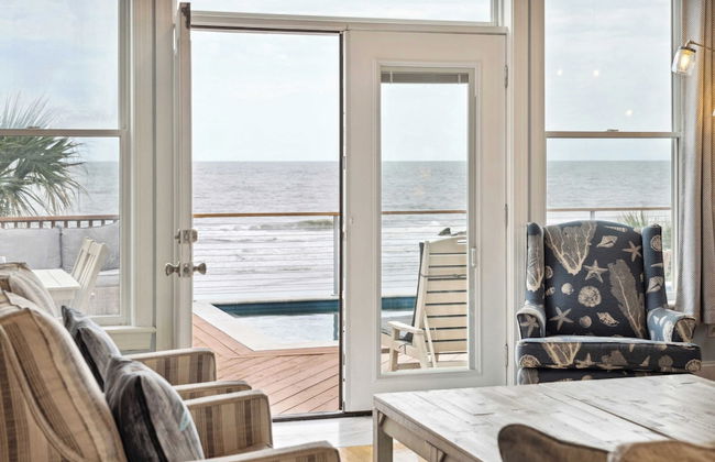 Oceanfront w/ Pool, Panoramic Deck Views, 5bdr Folly Ocean Breeze by Avantstay - Foto 10