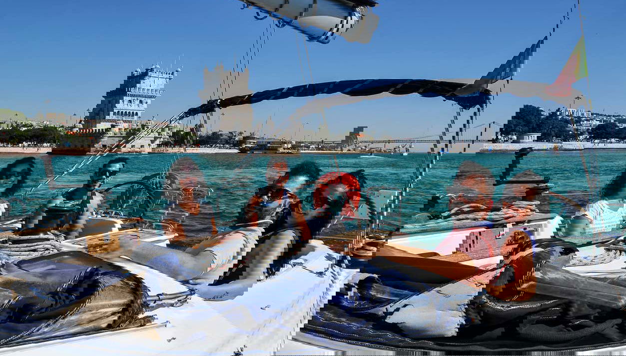 Grupo de amigos desfrutando