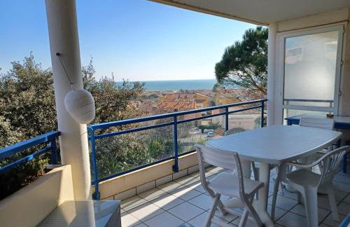 Plain-pied, terrasse, piscine, pleine vue mer, plage à 6' à pied, parking, wifi - Foto 5