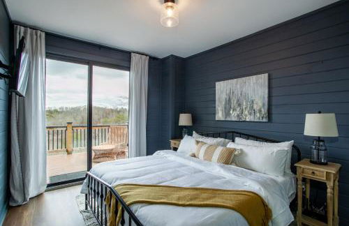 Chalet Amelia Lake View HotTub Fireplace Arcade - Foto 26