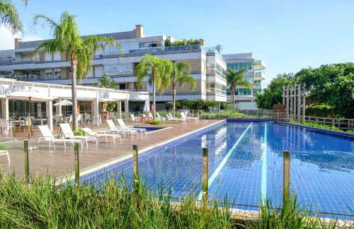 Essence Life Residence com Vista Mar, apartamento completo com 2 quartos em Condomínio Clube a 100 metros da Praia do Campeche, Florianópolis - Photo 70