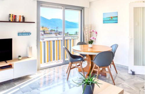 Vue Mer, Terrasse & Garage Privé, Lumineux Appartement à 2 min de la plage - Foto 1