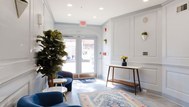 Sala de estar do lobby