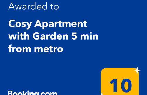 Cosy Apartment with Garden 5 min from metro - Foto 3