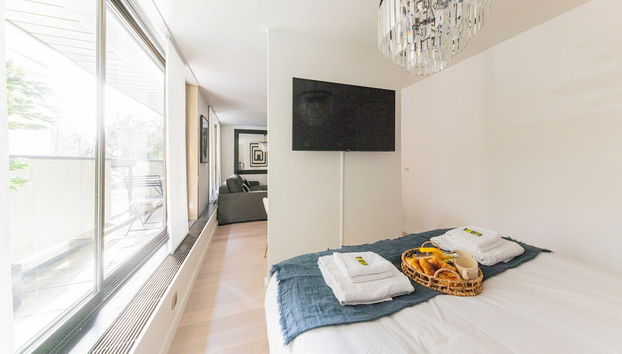 Cozy Apartment ac. Balcony - 1br/4p - Eiffel Tower - Foto 2, Habitación