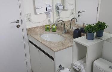 Studio for 02 guests WIFI 300MB air conditioner only twoo minutes of subway station LUZ SP - Foto 33