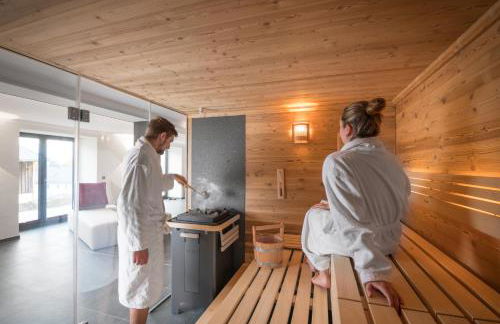 Ferienwohnung im Chaletstil Ährenglück 70 qm Wellness Fitness Sauna Bergrödelhof - Foto 9
