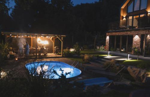 Ostoya Zawory na wyłączność - 2 domki, salka, strefa relaksu, basen zewnętrzny - Foto 15