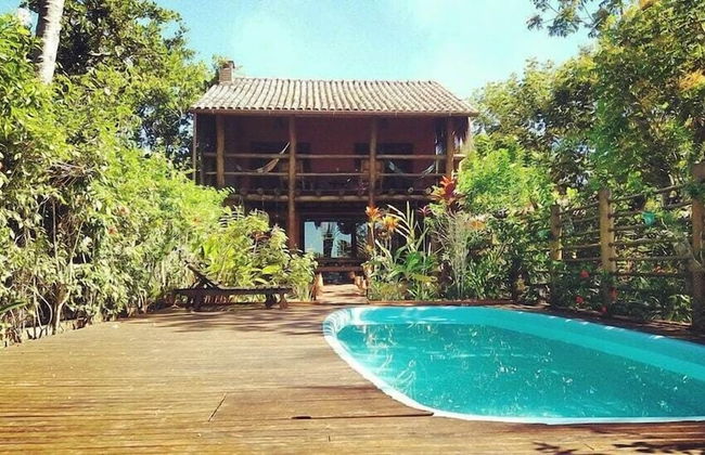 Casa de Temporada 4 Coqueiros, 16 Hóspedes, Piscina, 4 Suítes e Churrasqueira em Itacaré Bahia - Photo 4