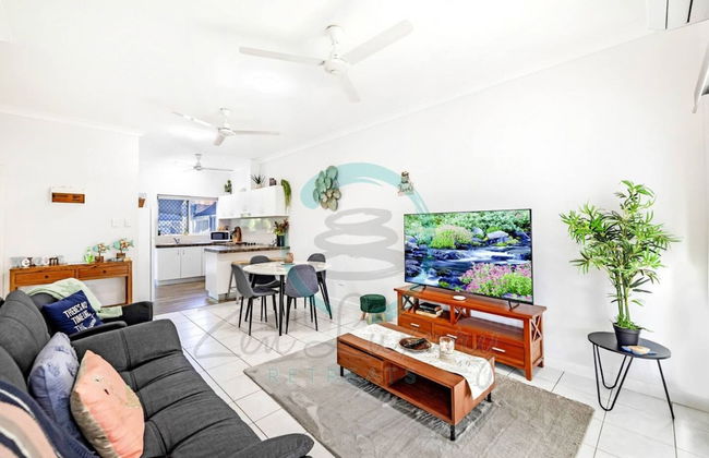 Zen Hideaway Cozy 2BR Haven Office Dual Patio - Foto 5