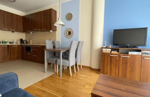 Klimatyzowany apartament przy plaży - 2 sypialnie, basen, garaż, Villa 4 Pory Roku - Foto 9