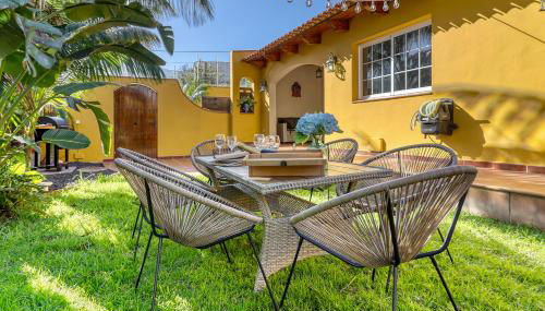 Casa Vista Teide con Jardín, Barbacoa y Fuente Zen - Foto 3, Garden, Garden view