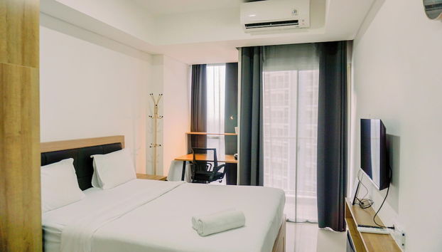 Nice And Modern Studio At 38Th Floor Pacific Garden Apartment - Foto 3, Habitación