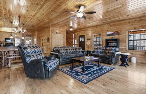 Cozy Cabin Game Room Fire Pit Grill Spa - Foto 11